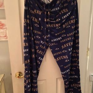 NFL ravens pajama pants